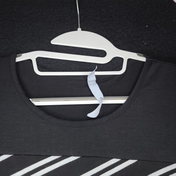 Ny Collection Womens Blouse Multi-Color Size S Polyester Blend Pullover Roll Tab - Picture 8 of 12